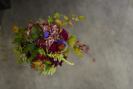 秋の花束　6000円（税別）