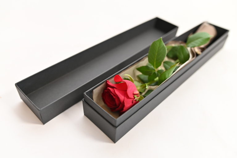 One Rose Box Flower